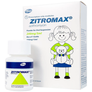 Bột pha hỗn dịch uống Zitromax 200mg/5ml điều trị các chứng nhiễm khuẩn (15ml)