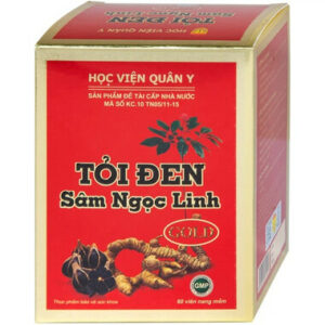 Thực phẩm bảo vệ sức khỏe tỏi đen Sâm Ngọc Linh Gold (60 viên)