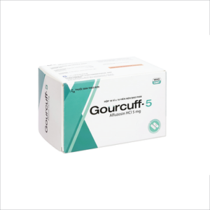 Thuốc Gourcuff 5mg điều trị phì đại tuyến tiền liệt lành tính (10 vỉ x 10 viên)