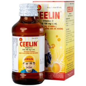 Siro Ceelin United bổ sung vitamin C, tăng cường sức đề kháng (60ml)