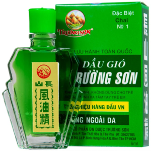 Dầu gió Trường Sơn điều trị cảm, ho, sổ mũi, nhứt đầu, say nắng (6ml)