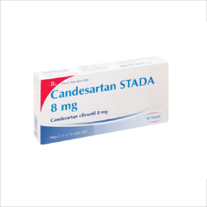 Thuốc Candesartan Stada 8MG điều trị tăng huyết áp vô căn, suy tim (2 vỉ x 14 viên)