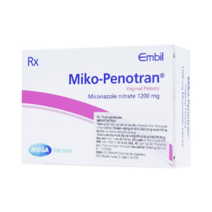 Thuốc Miko-Penotran hỗ trợ điều trị nấm candida âm đạo (Hộp 1 viên)