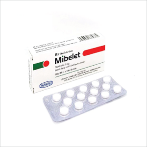 Viên nén Mibelet 5mg Hasan điều trị tăng huyết áp vô căn, suy tim (3 vỉ x 14 viên)