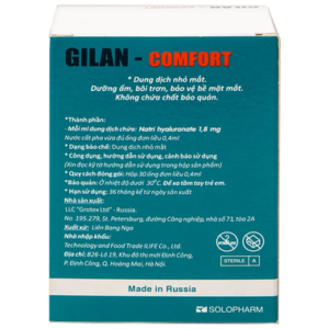 Dung dịch nhỏ mắt Gilan Ultra - Comfort giảm khô mắt (30 ống x 0.4ml)