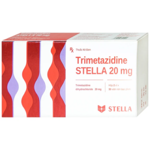 Thuốc Trimetazidine STELLA 20 mg điều trị đau thắt ngực (hộp 2 vỉ x 30 viên)