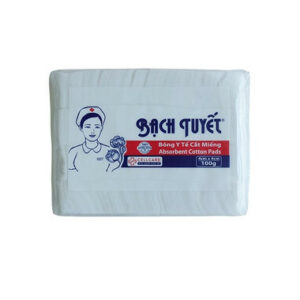 Bông gòn Bạch Tuyết cắt miếng Bịch 100g ( 4cm x 4cm)