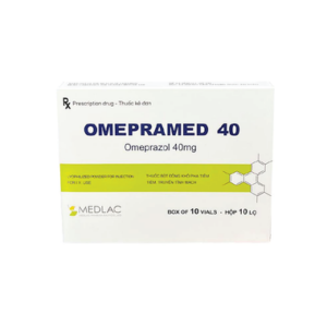 Thuốc Omepramed 40 Điều Trị Loét Dạ Dày, Tá Tràng, Trào Ngược Dạ Dày (Hộp 10 Lọ)