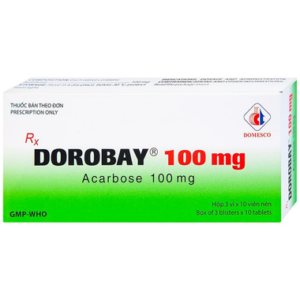 Thuốc Dorobay 100mg điều trị đái tháo đường tuýp 2 (3 vỉ x 10 viên)