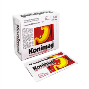 Gel uống Konimag giảm triệu chứng khó chịu ở dạ dày ( Hộp 30 gói x 7ml)