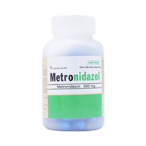 Thuốc Metronidazol 500mg Donaipharm điều trị viêm âm đạo, viêm đường niệu sinh dục (100 viên)