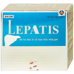 Thuốc Lepatis hỗ trợ điều trị rối loạn chức năng gan (Hộp 100 viên)