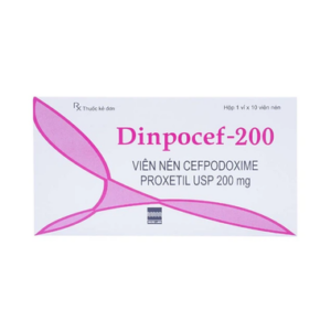 Thuốc Dinpocef-200mg hỗ trợ điều trị nhiễm trùng (Hộp10 viên)