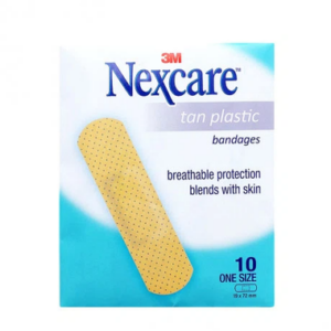 Băng keo cá nhân Nexcare Tan Plastic (10 gói/hộp)