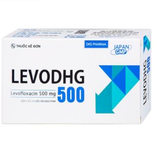 Thuốc Levodhg 500mg điều trị nhiễm khuẩn (3 vỉ x 10 viên)