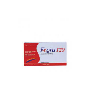 Thuốc Fegra 120mg điều trị dị ứng (1 vỉ x 10 viên)