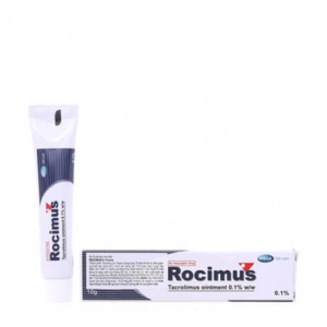 Thuốc bôi Rocimus 0.1% điều trị chàm da, viêm da tiếp xúc (tuýp 10g)