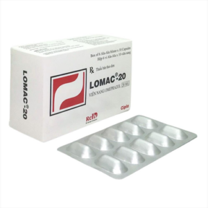 Thuốc Lomac - 20 Cipla điều trị viêm loét dạ dày - tá tràng, trào ngược thực quản (10 vỉ x 10 viên)