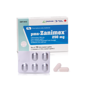 Thuốc Pms-Zanimex 250mg Imexpharm điều trị nhiễm trùng tai mũi họng (2 vỉ x 5 viên)