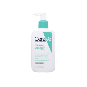 Sữa rửa mặt sạch sâu dành cho da dầu Cerave Developed With Dermatologists Foaming Cleanser (236ml)