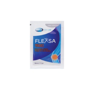 Bột pha dung dịch uống Flexsa 1500 MEGA We care giảm triệu chứng viêm khớp gối nhẹ và trung bình (30 gói)