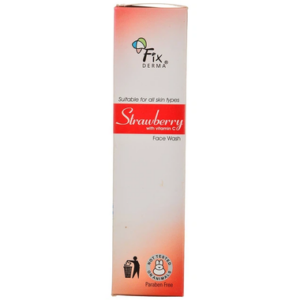 Sữa rửa mặt Fixderma Strawberry Face Wash làm sạch da dịu nhẹ (60g)