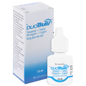 Thuốc nhỏ mắt Duotrav giảm áp lực nội nhãn (2,5ml)