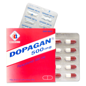 Thuốc Dopagan 500mg giảm đau và hạ sốt (20 vỉ x 10 viên)