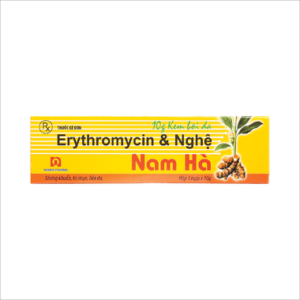 Kem bôi da Erythromycin & Nghệ Nam Hà điều trị mụn nhọt, trứng cá (10g)