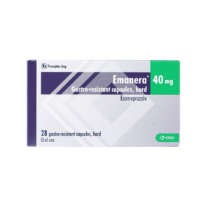 Thuốc Emanera 40mg KRKA điều trị trào ngược dạ dày thực quản (4 vỉ x 7 viên)