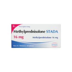 Thuốc Methylprednisolone STADA 16mg kháng viêm, ức chế miễn dịch (3 vỉ x 10 viên)