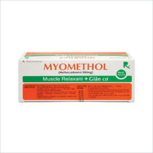 Viên nén Mycemol 500mg/400mg điều trị đau lưng cấp tính do co thắt cơ