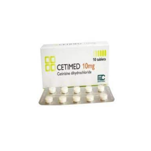 Thuốc Cetimed 10mg điều trị viêm mũi dị ứng, mề đay (10 viên )