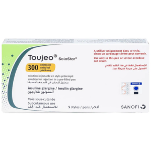 Thuốc tiêm Toujeo Solostar 300U/ml Sanofi điều trị tiểu đường (5 cây x 1.5ml)