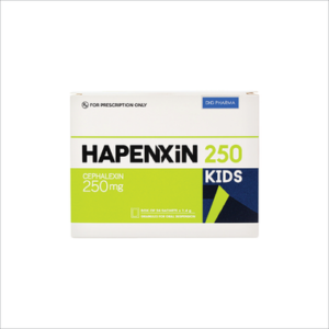 Cốm Hapenxin Kids 250 DHG điều trị nhiễm khuẩn (24 gói)