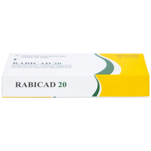 Thuốc Rabicad 20mg Cadila điều trị viêm loét dạ dày, tá tràng (10 viên)