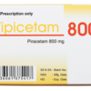 Thuốc điều trị các triệu chứng chóng mặt, đột quỵ Vipicetam 800 Hassan (10 vỉ x 10 viên)