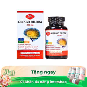 Thực phẩm bảo vệ sức khoẻ viên nang Ginkgo Biloba 120mg (30 viên)