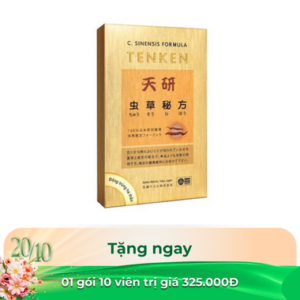 Đông trùng hạ thảo Tenken - Tăng cường sức khoẻ đến từ Nhật Bản - Hộp 60 viên