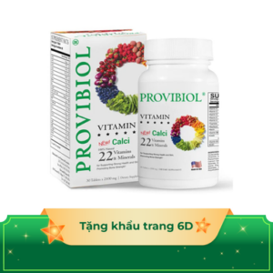 Thực phẩm bảo vệ sức khỏe Provibiol Vitamin (60 viên)