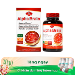 Thực phẩm bảo vệ sức khỏe Alpha Brain (60 viên)