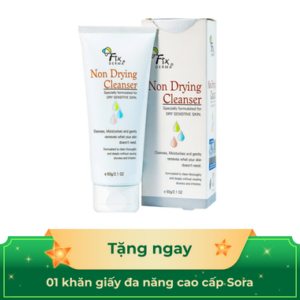 Sữa rửa mặt Fixderma Non Drying Cleanser hỗ trợ làm sạch bụi bẩn, bã nhờn (60g)