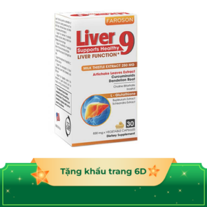 Thực phẩm bảo vệ sức khỏe Faroson Liver 9 (30 viên)