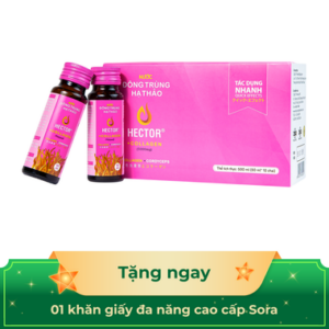 Nước Đông Trùng Hạ Thảo Hector Collagen (10 chai x 50ml)