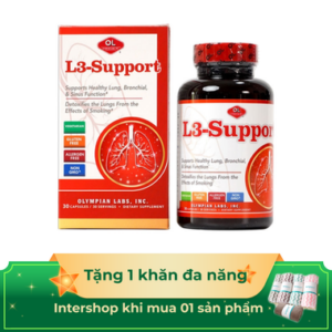 Thực phẩm bảo vệ sức khỏe L3-Support bổ phổi, phế quản (30 viên)