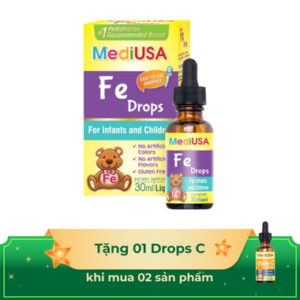 Thực phẩm bảo vệ sức khỏe MediUSA Fe Drops (30ml)