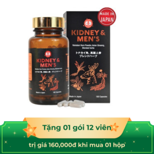 Thực phẩm bảo vệ sức khoẻ Kidney Men's tăng cường sinh lý nam giới - Hộp 180 viên