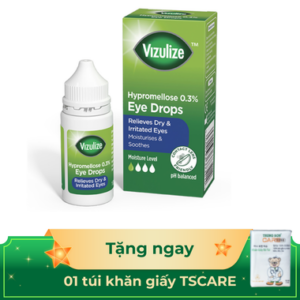 Nước mắt nhân tạo Vizulize Hypromellose 0.3% (chai 10ml)