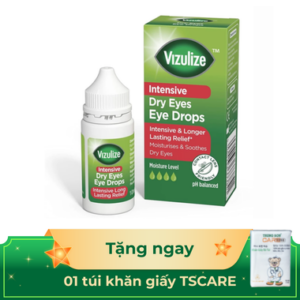 Thuốc nhỏ mắt làm dịu và giảm khô mắt Vizulize Intensive Dry Eyes (Chai 10ml)