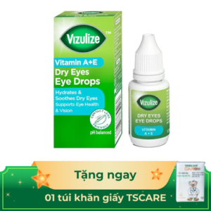 Dung Dịch Vizulize Vitamin A & E Giảm Khô Mắt Và Kích Ứng, Làm Dịu Mắt (10ML)